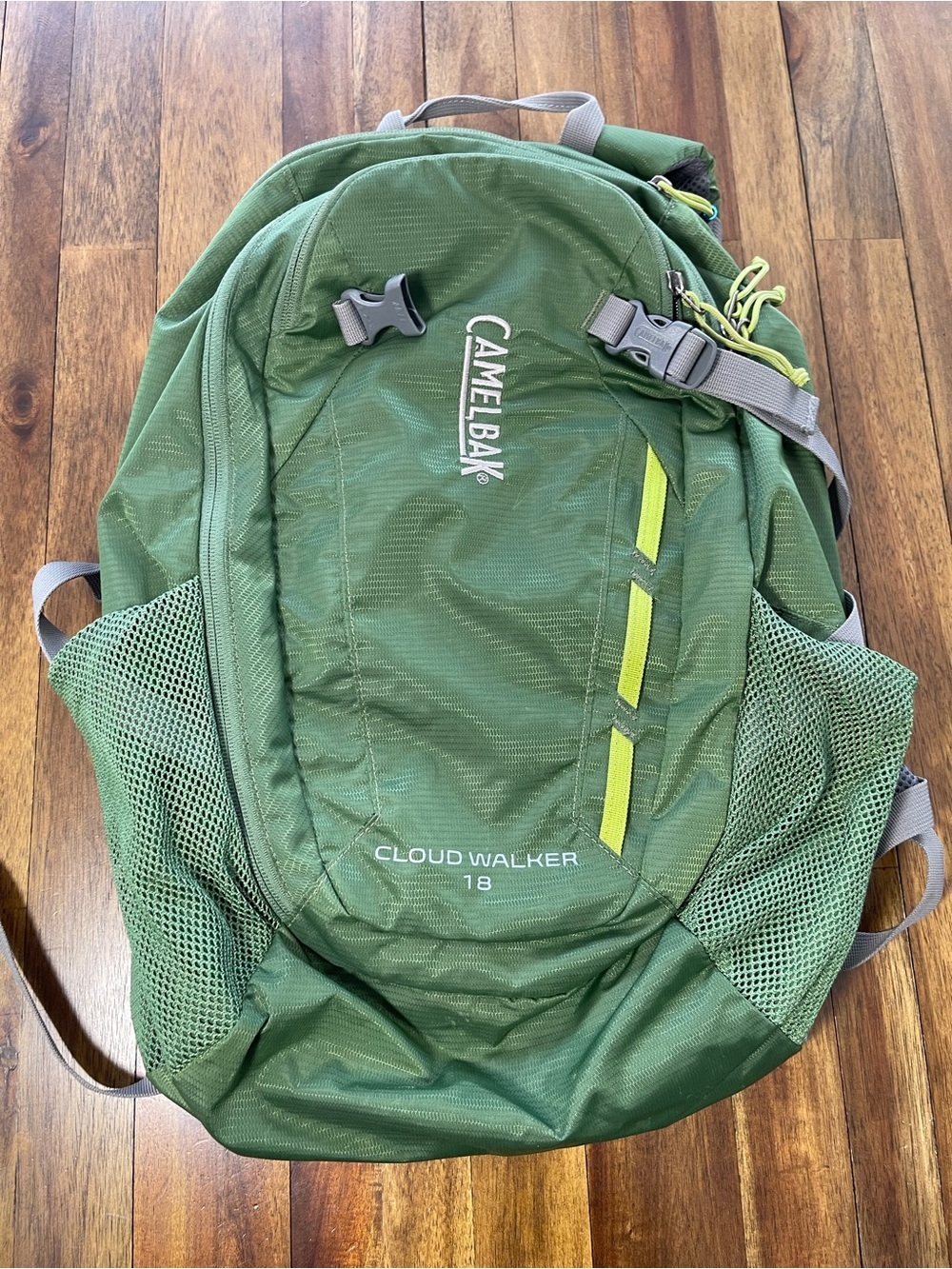 CamelBak Green Cloud Walker 18 Hydration Backpack with Lime Accents